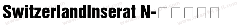 SwitzerlandInserat N字体转换